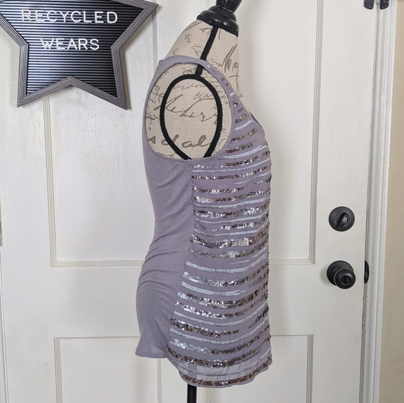 Express Sequin Tank - Picture 2 of 7